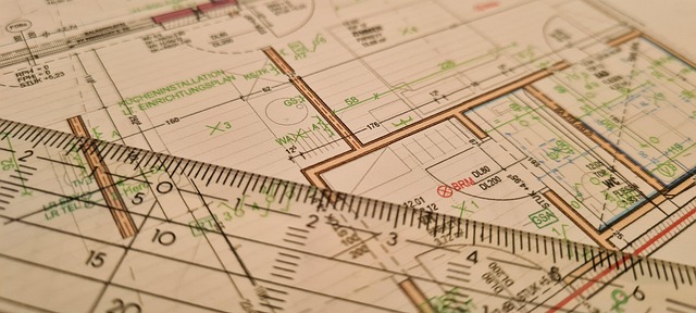 間取り図とレイアウトプラン ワンルーム 家具配置